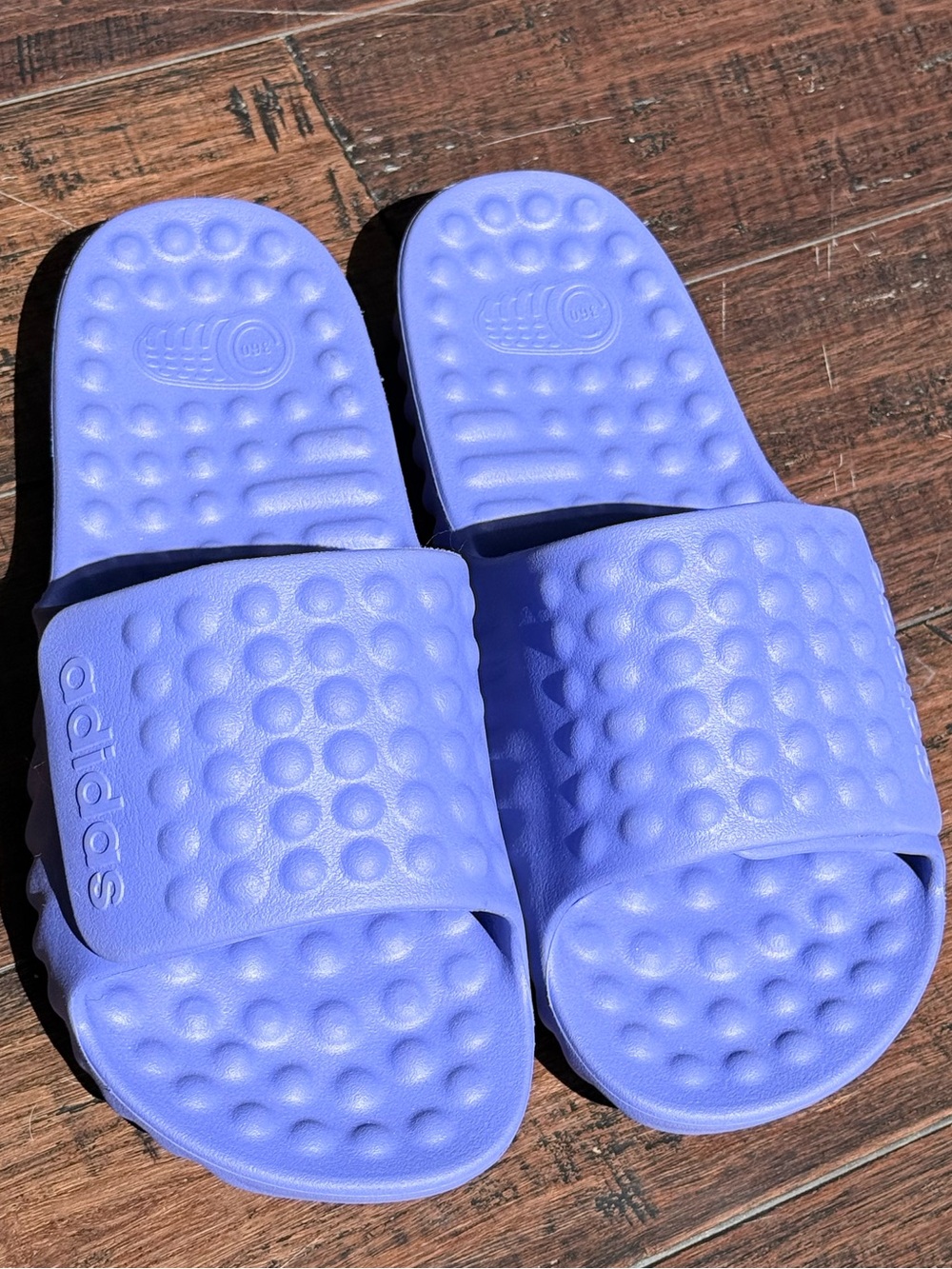 NEW Adidas slides, 9